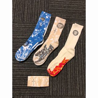 フラグメント(FRAGMENT)のCACTUS JACK FOR FRAGMENT 3 PACK SOCKS 靴下(ソックス)