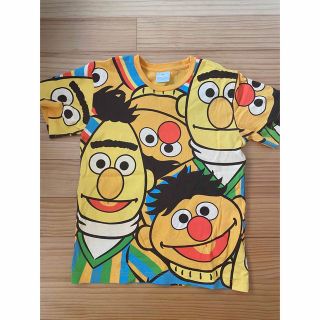 セサミストリート(SESAME STREET)のUSJ ユニバーサルスタジオジャパン　セサミストリート　半袖Tシャツ　S 総柄(Tシャツ/カットソー(半袖/袖なし))