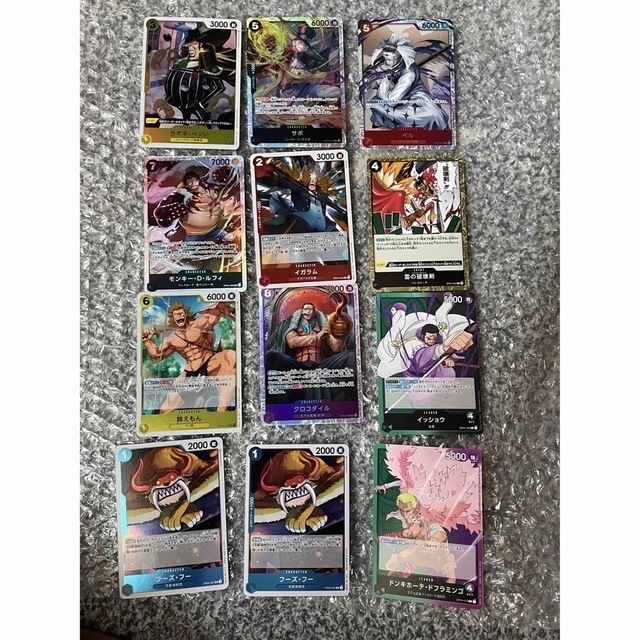 ワンピースカード謀略の王国12枚+オマケ60枚 サボ ルフィの通販 by