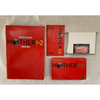 ニンテンドウ(任天堂)のMOTHER 1+2  ソフト&攻略本　セット(携帯用ゲームソフト)