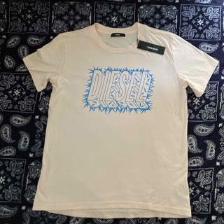 ディーゼル(DIESEL)の新品 DIESEL ディーゼル Tシャツ ブラック ピンク 水色 M ストリート(Tシャツ(半袖/袖なし))