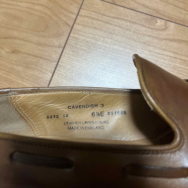 Crockett&Jones(クロケットアンドジョーンズ)のCrockett&Jones CAVENDISH3 6.5E ダークブラウン メンズの靴/シューズ(ドレス/ビジネス)の商品写真