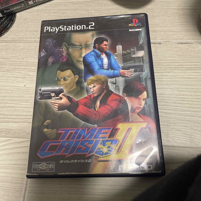 PlayStation2(プレイステーション2)のタイムクライシス　タイムクライシス2 ps2 説明書付き エンタメ/ホビーのゲームソフト/ゲーム機本体(家庭用ゲームソフト)の商品写真