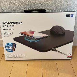 エレコム(ELECOM)のたこ様ELECOM マウスパッド ワイヤレス充電対応 MP-WQ01BK(その他)