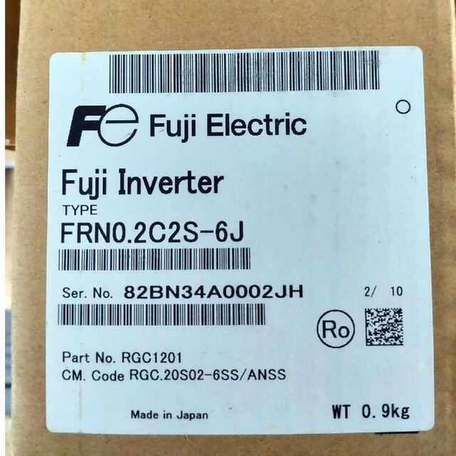 FRN 0.2 C2S 6J 富士電機 インバータ