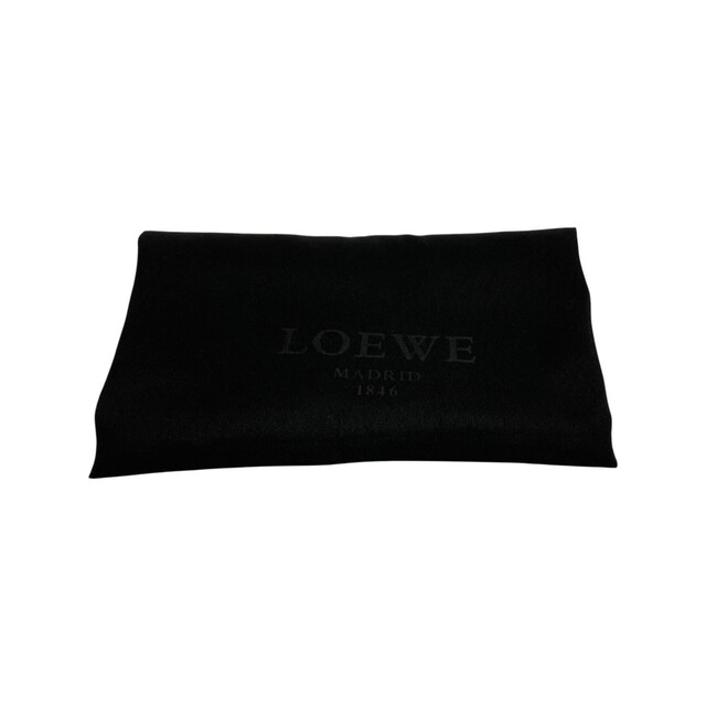 極 美品 保存袋付き LOEWE ロエベ アマソナ 36 アナグラム ロゴ レザー