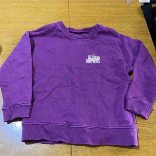 ロデオクラウンズ(RODEO CROWNS)のロデオキッズ 紫トレーナー 110cm(Tシャツ/カットソー)