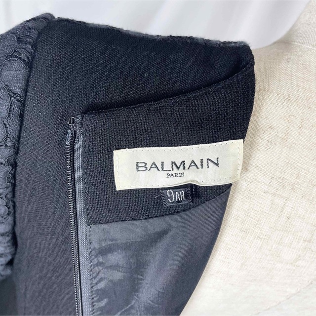BALMAIN - 【美品✨】BALMAIN エンブロイダリーワンピース ドレス 花柄