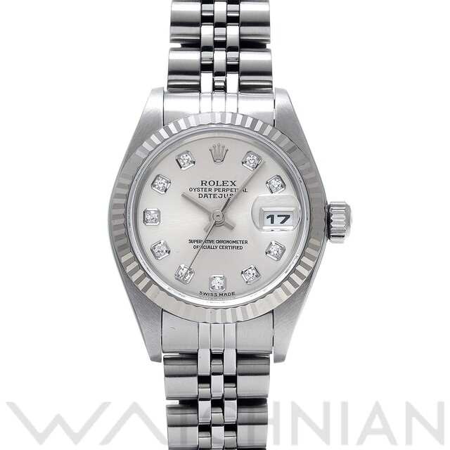 ROLEX(ロレックス)の中古 ロレックス ROLEX 79174G Y番(2002年頃製造) シルバー /ダイヤモンド レディース 腕時計 レディースのファッション小物(腕時計)の商品写真