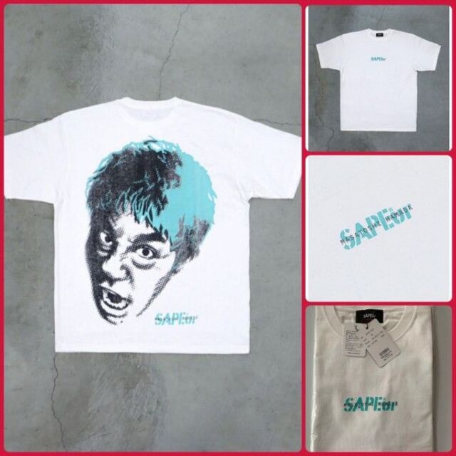 SAPEur × MASATOSHI HAMADA MINTBLUE TEETシャツ/カットソー(半袖/袖なし)