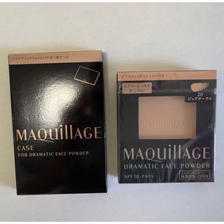 マキアージュ(MAQuillAGE)のマキアージュ　ドラマティックフェイスパウダー　ピュアオークル20 　ケース(フェイスパウダー)