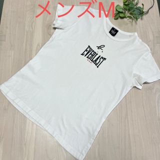 アニエスベー(agnes b.)のアニエスベー　シンプルロゴTシャツ　白　メンズM(Tシャツ/カットソー(半袖/袖なし))