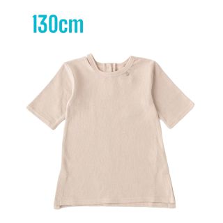 ☆ 新品！ petit main裾スリットTシャツワンピース 130cm ☆