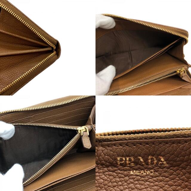 プラダ PRADA ラウンドファスナー長財布　GD金具 長財布 レディ 8