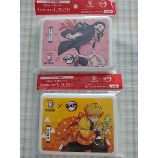 鬼滅の刃　折りたたみ式ランチボックス　2点(弁当用品)