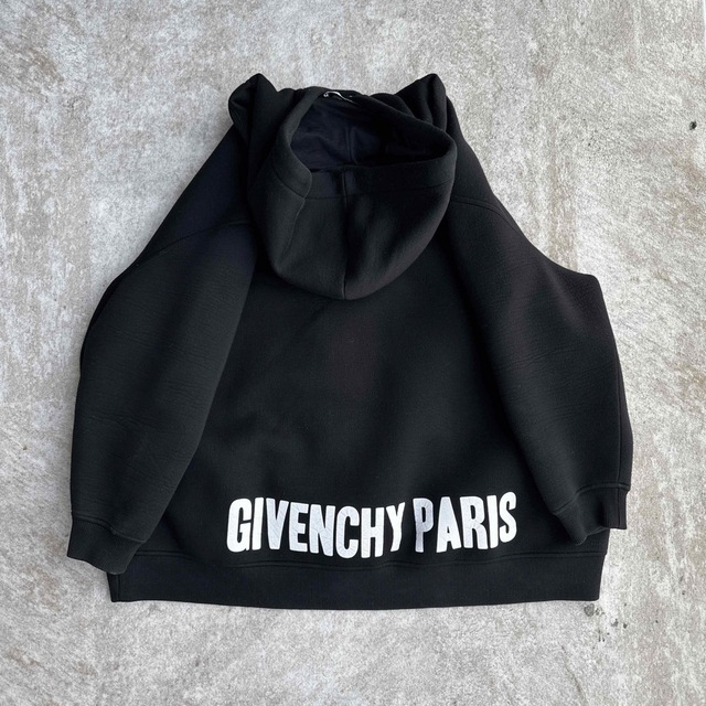 17SS GIVENCHY Paris ジバンシー オーバーサイズ パーカーロゴ