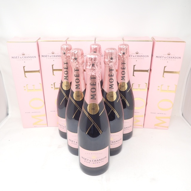 MOËT & CHANDON(モエエシャンドン)のモエ エ シャンドン ロゼ 750ml 12％ 6本セット【同梱不可】【7F】 食品/飲料/酒の酒(シャンパン/スパークリングワイン)の商品写真