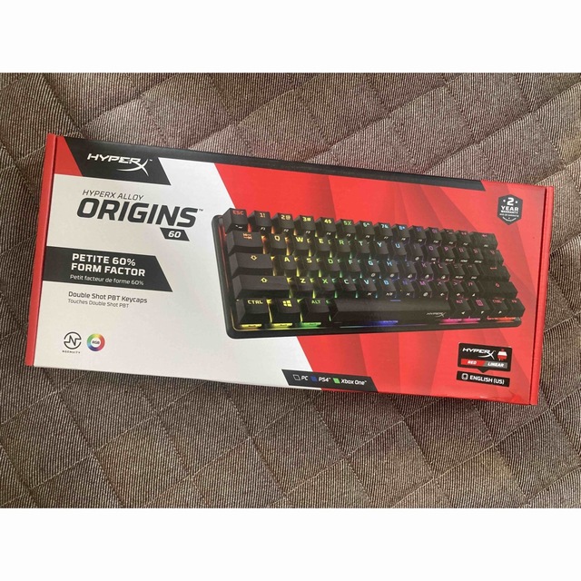 美品 HyperX Alloy Origins 60 ゲーミングキーボード