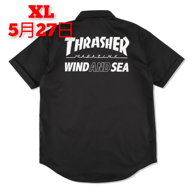 WIND AND SEA x THRASHER Work ShirtsBlack-eastgate.mk