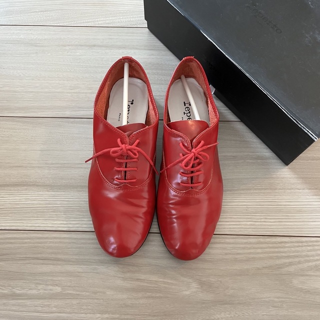 repetto レペット レースアップシューズエナメルシューズ