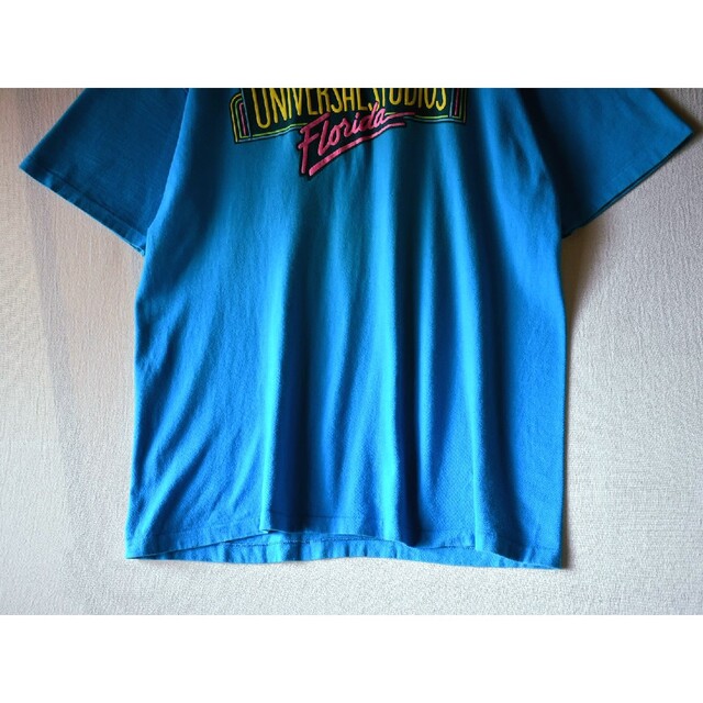 ★80's USA製 ヘインズ ビーフィー 発泡プリント ビンテージTシャツ 6