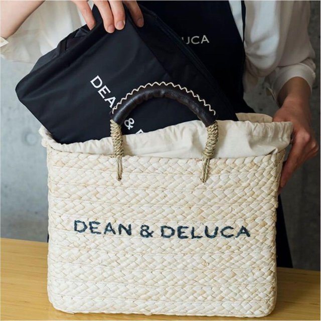 DEAN & DELUCA カゴバッグ　2022バッグ