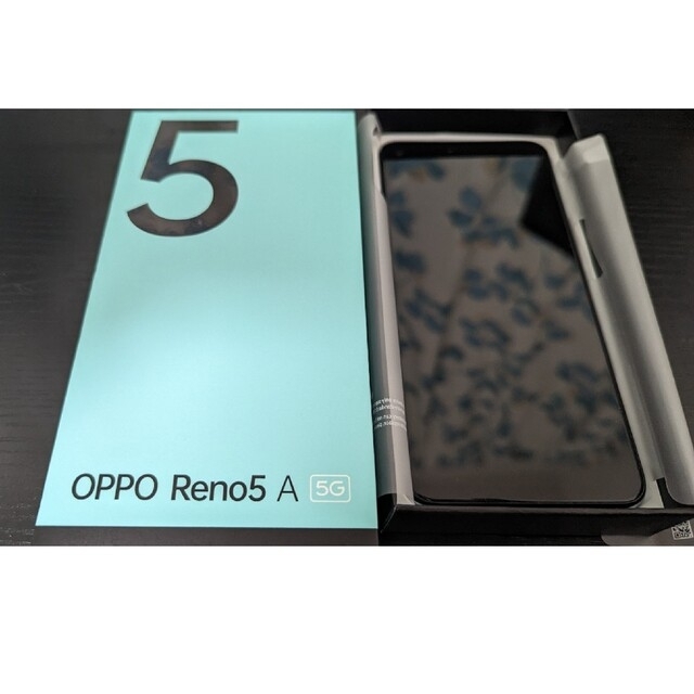 OPPO Reno5 A　アイスブルー  Reno5Aスマートフォン本体