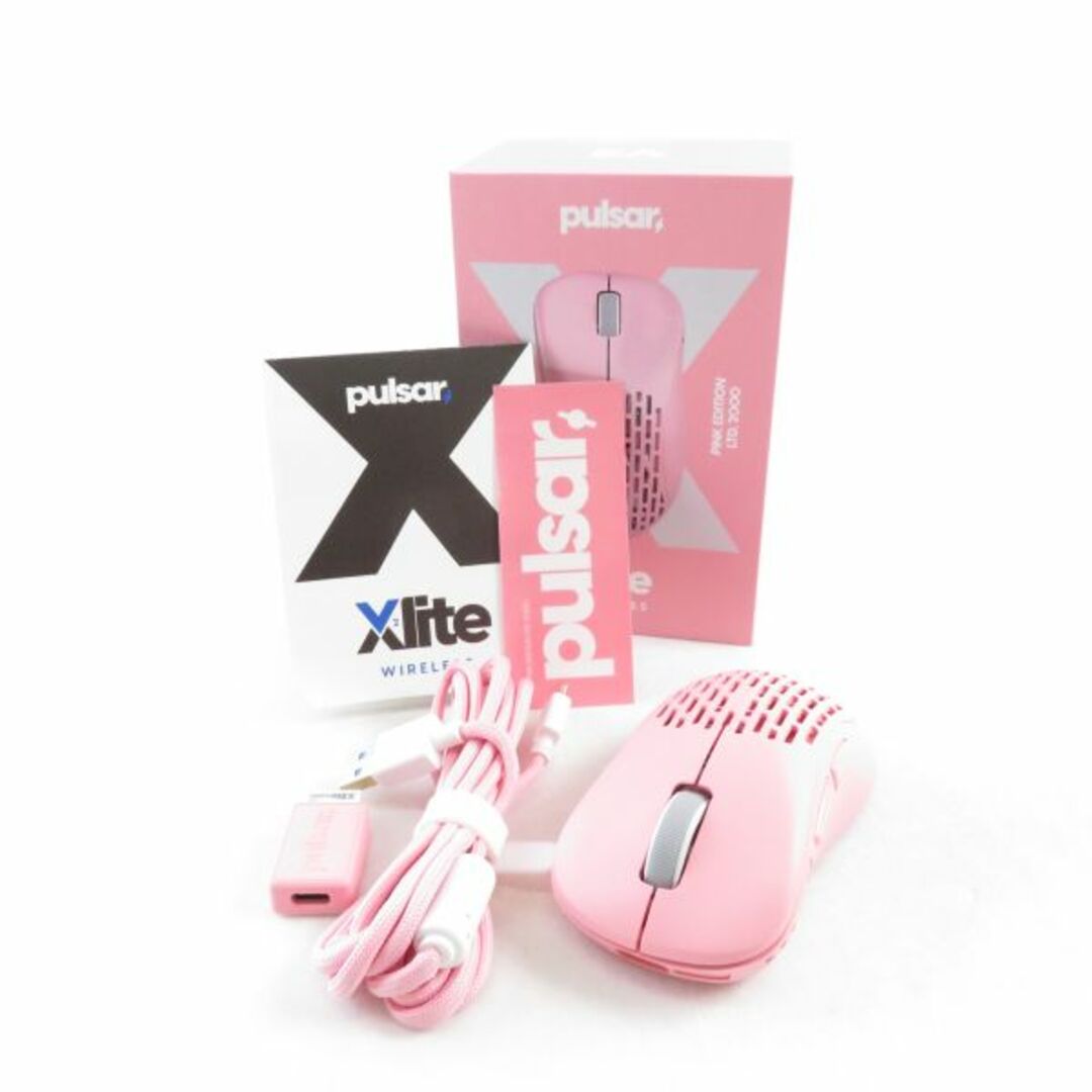 美品 Pulsar Gaming Gears パルサー Xlite V2 Mini Wireless PXW27S ゲーミングマウス PINK EDITION 1点 ピンク SIZE1 FPS eスポーツ PC周辺機器 ワイヤレス HY426CPC周辺機器