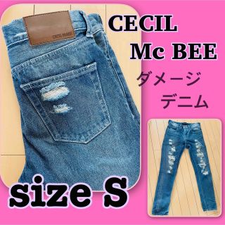 セシルマクビー(CECIL McBEE)のCECIL Mc BEE  ﾛｰﾗｲｽﾞ ダメージデニム(パンツ/スパッツ)