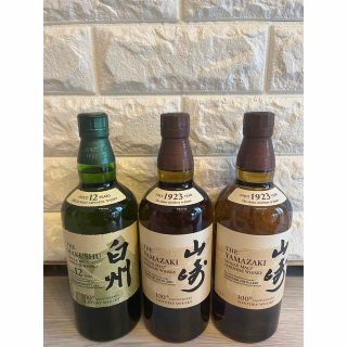 サントリー(サントリー)の白州12年　山崎　100周年ボトル(ウイスキー)