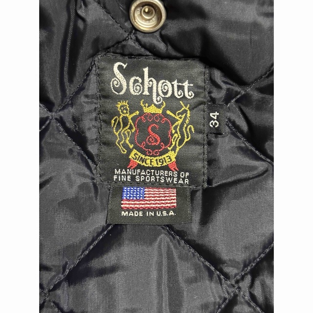 schott(ショット)のSchott ショット 613US ワンスター ライダース サイズ34 革 メンズのジャケット/アウター(ライダースジャケット)の商品写真