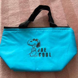 スヌーピー(SNOOPY)のスヌーピー　クーラーバッグ（水色）(ノベルティグッズ)