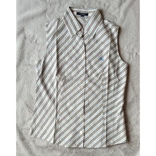 バーバリー(BURBERRY)のバーバリー BURBERRY ノースリーブシャツ　サイズ40（Lサイズ）(シャツ/ブラウス(半袖/袖なし))