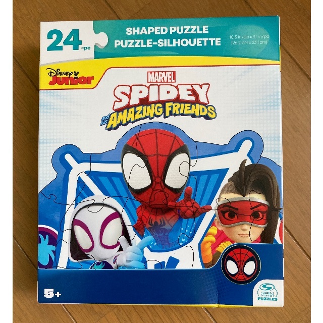Disney(ディズニー)のディズニージュニア　スパイダーマン　 24ピースパズル キッズ/ベビー/マタニティのおもちゃ(その他)の商品写真