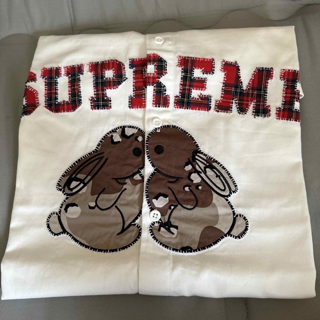 Supreme Bunnies S/S Work Shirt Lサイズ 1