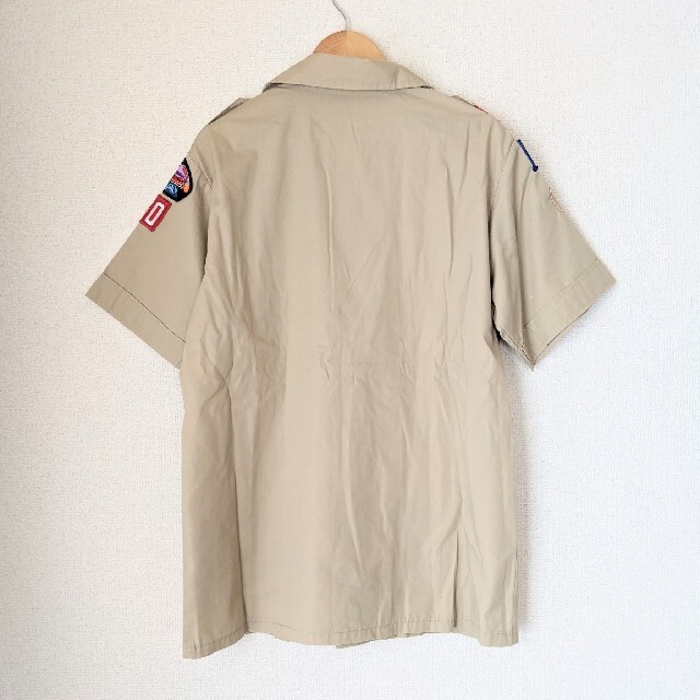 Vintage　レア　USAボーイスカウトシャツ　アメリカ　ベージュ 4