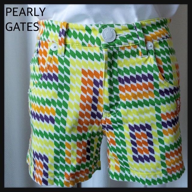 PEARLY GATESパーリーゲイツ ショートパンツ ゴルフウエア ビックロゴ