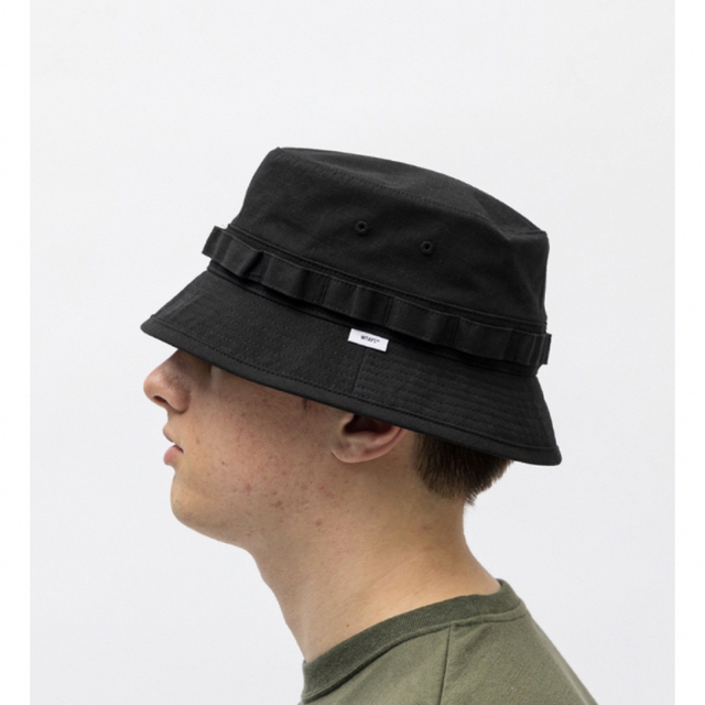 W)taps(ダブルタップス)のWTAPS 2023SS JUNGLE 02 HAT BLACK XLサイズ メンズの帽子(ハット)の商品写真