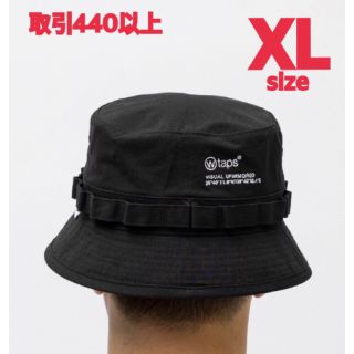 ダブルタップス(W)taps)のWTAPS 2023SS JUNGLE 02 HAT BLACK XLサイズ(ハット)