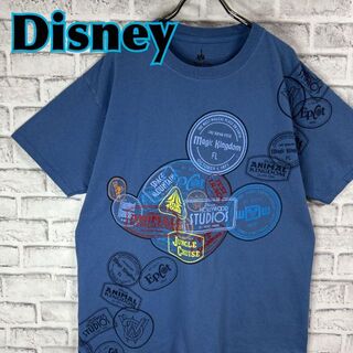 ディズニー(Disney)のDisney ディズニーパークス アトラクション ロゴ Tシャツ 半袖 輸入品(Tシャツ/カットソー(半袖/袖なし))