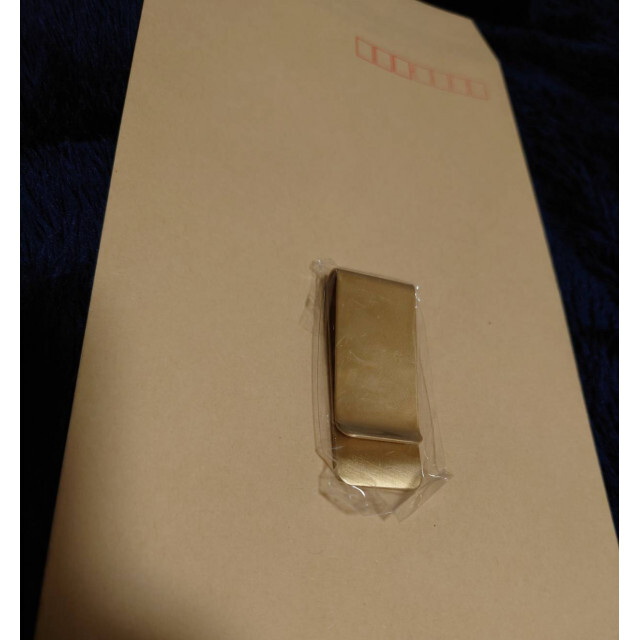 マネークリップ　ゴールド　ステンレス　シンプル　お札入れ　財布　メンズ　金色 メンズのファッション小物(マネークリップ)の商品写真