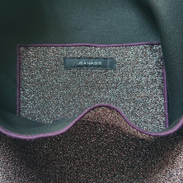 JEANASIS(ジーナシス)のJEANASIS キララメトートバッグ ピンクシルバー レディースのバッグ(トートバッグ)の商品写真