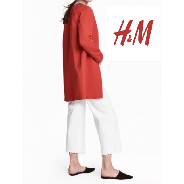 H&M ノーカラーコート