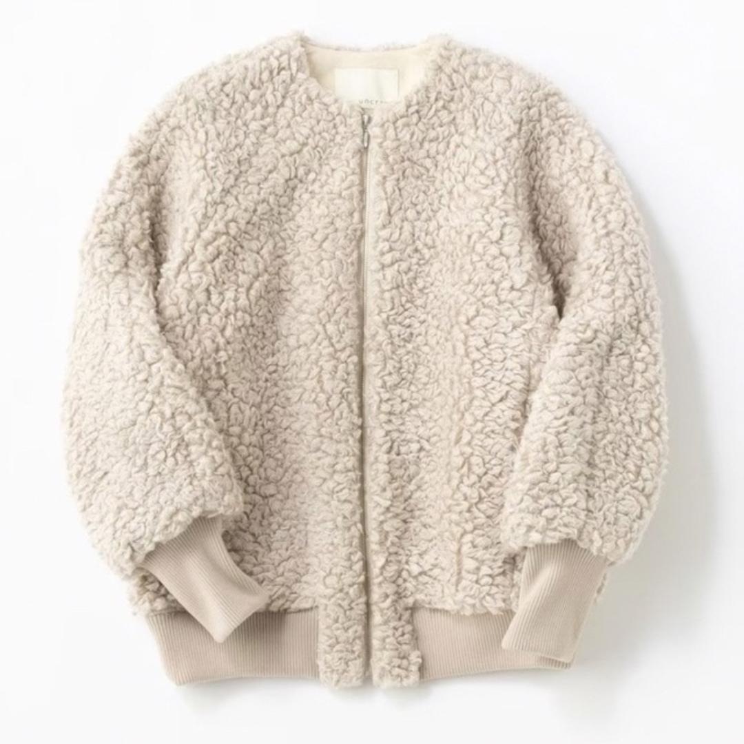 uncrave WHITE カーリーボア ショートコート アンクレイヴの通販 by