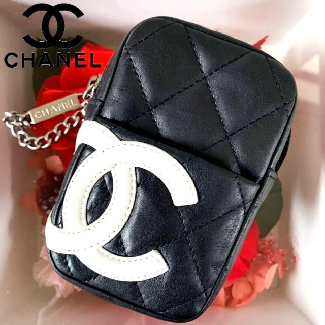 シャネルCHANEL カンボンライン ココマーク シガレットケース/ポーチ