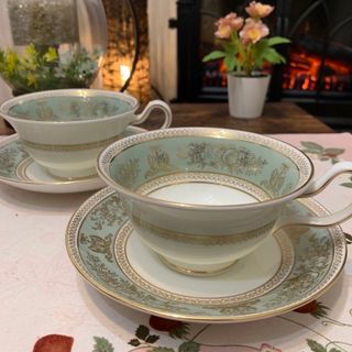 WEDGWOOD - ウェッジウッド コロンビア セージグリーン ティーカップ ...