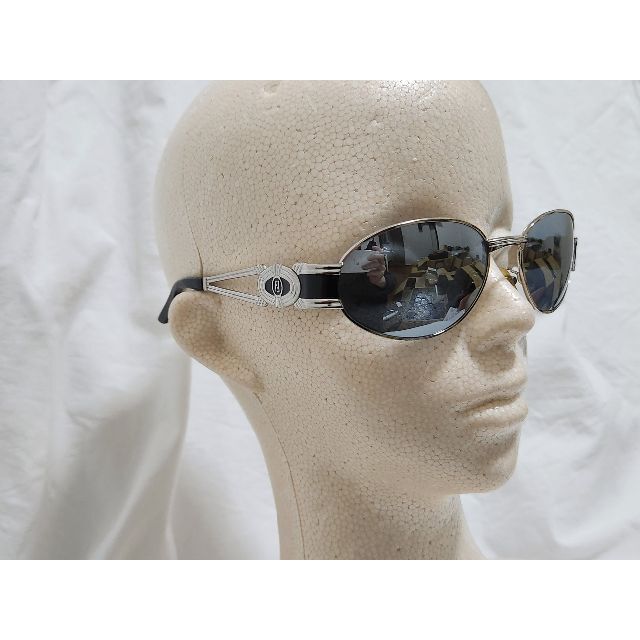 FENDI(フェンディ)の正規 フェンディ ラグジュアリー ロゴ メタルクロスオープンフレームサングラス黒 メンズのファッション小物(サングラス/メガネ)の商品写真