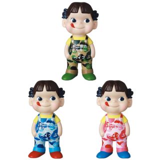 メディコムトイ(MEDICOM TOY)の不二家ソフビコレクション BAPE®︎ × ペコちゃん 3体セット(ぬいぐるみ/人形)