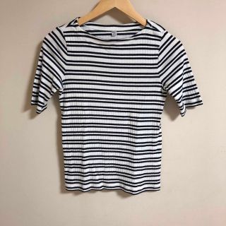 ユニクロ(UNIQLO)のTシャツ　ボーダー　UNIQLO ユニクロ　Mサイズ　レディース(Tシャツ(半袖/袖なし))