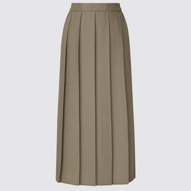 UNIQLO(ユニクロ)のUNIQLO ワイドプリーツスカート レディースのスカート(ロングスカート)の商品写真